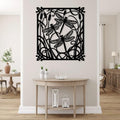 Black Dragonfly Metal Wall Art Decor