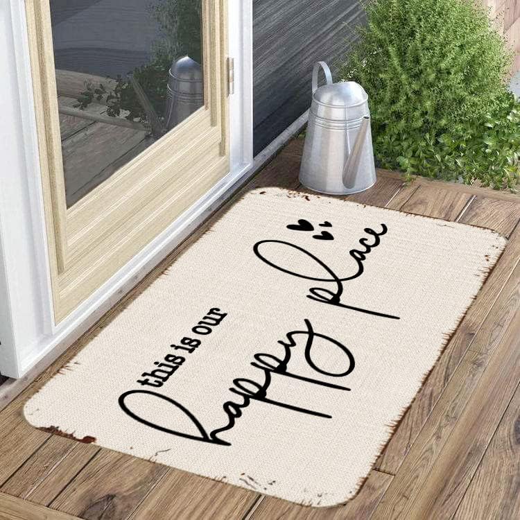 Farmhouse Buffalo‑Check Outdoor Porch Rug