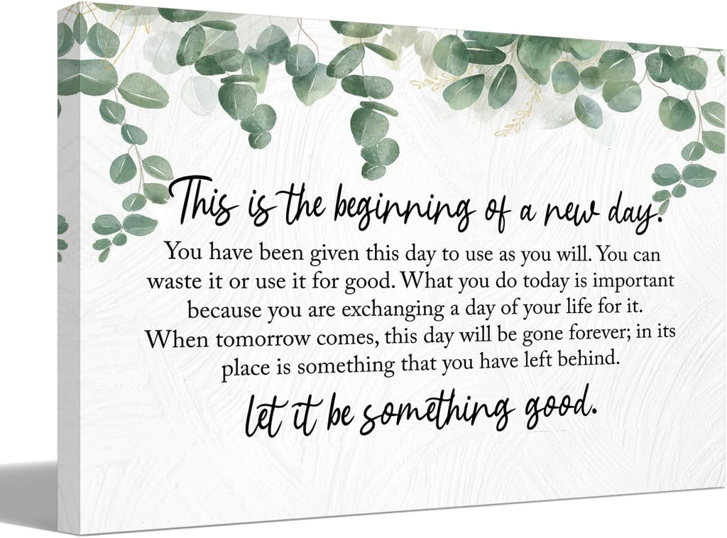 Inspirational Positive Canvas Wall Art Prints