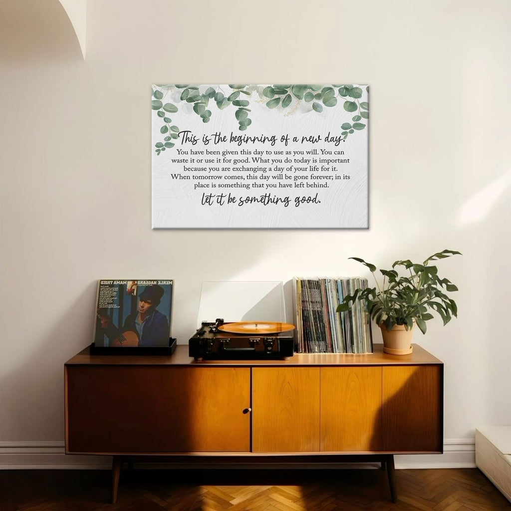 Inspirational Positive Canvas Wall Art Prints