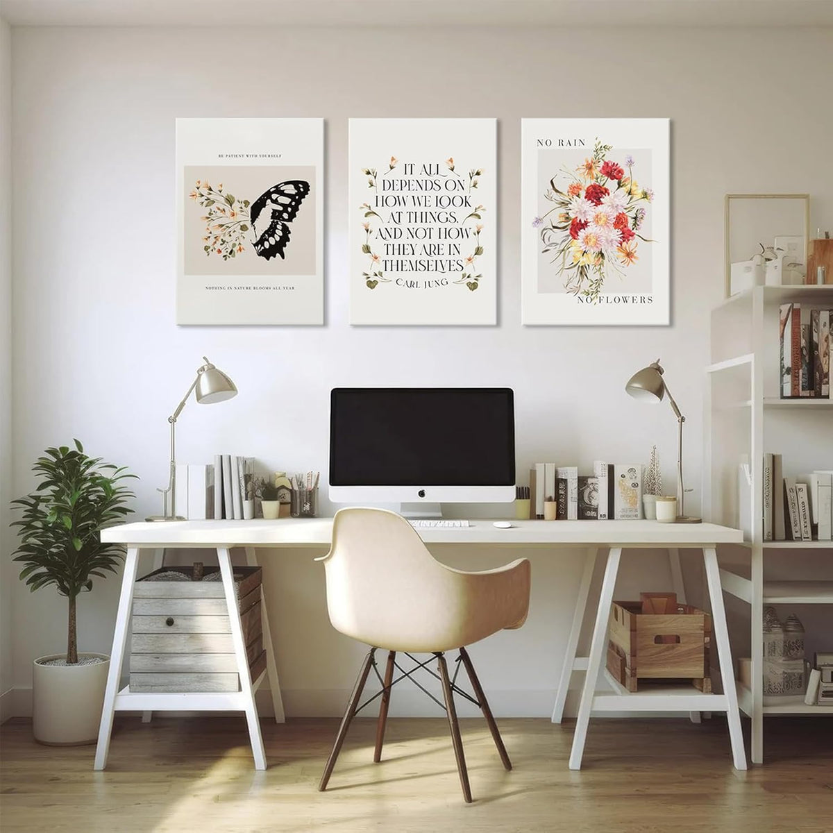 Inspirational Mental‑Health Canvas Wall‑Art Set