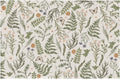 Sage Wildflower Non‑Slip Outdoor Rug