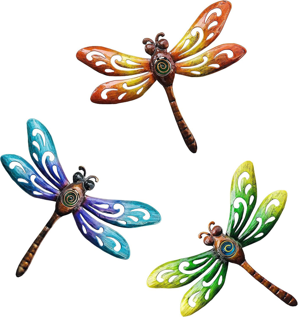 Metal Dragonfly Indoor Outdoor Wall Decor