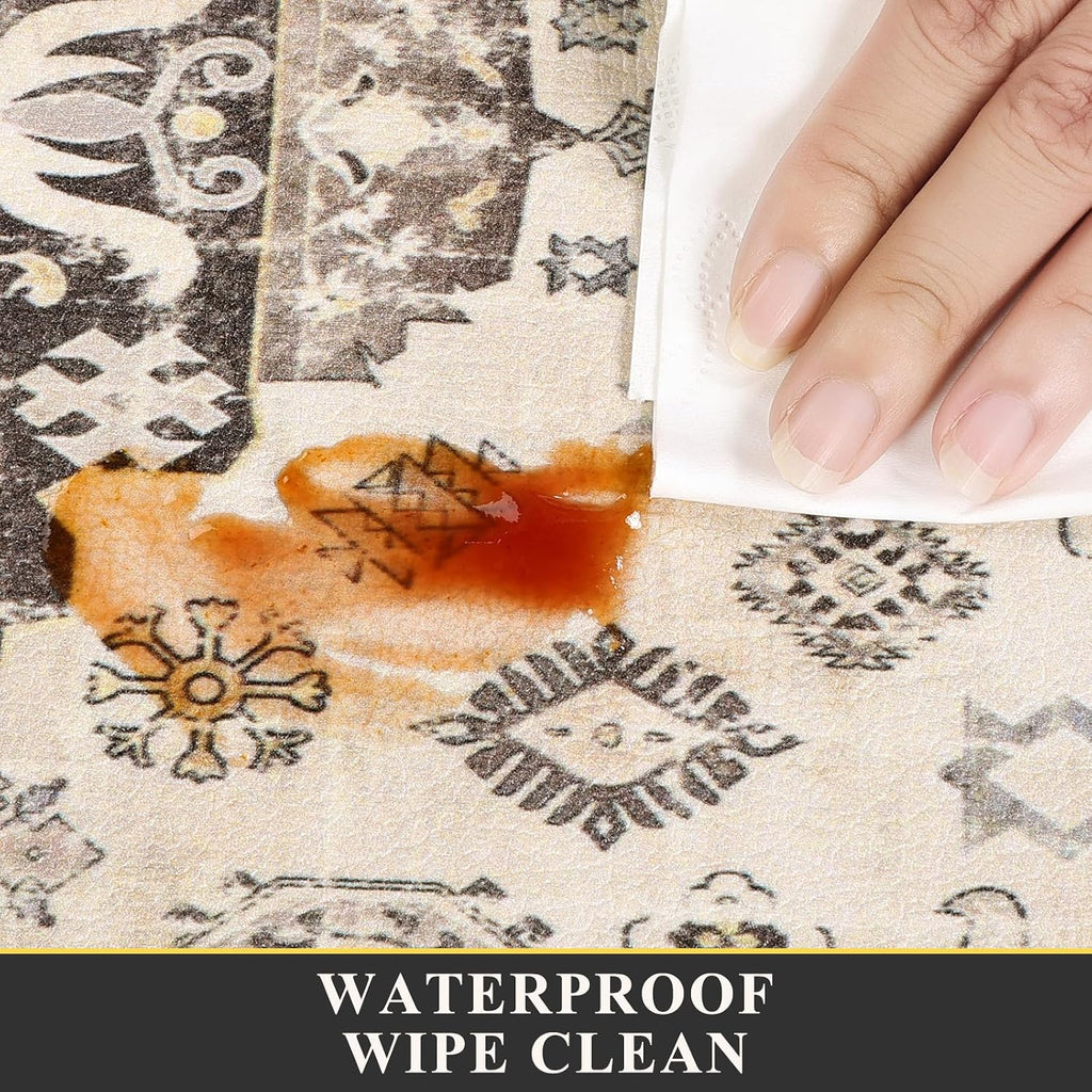 Non‑Slip Cushioned Kitchen Rug Set